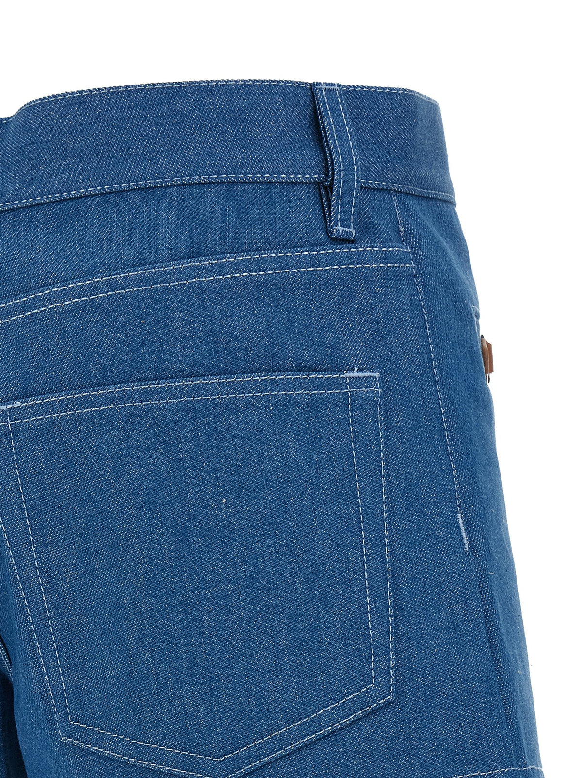 Shorts bermuda en coton bleu Gucci