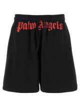 Shorts Bermuda Palm Angels en Coton Noir