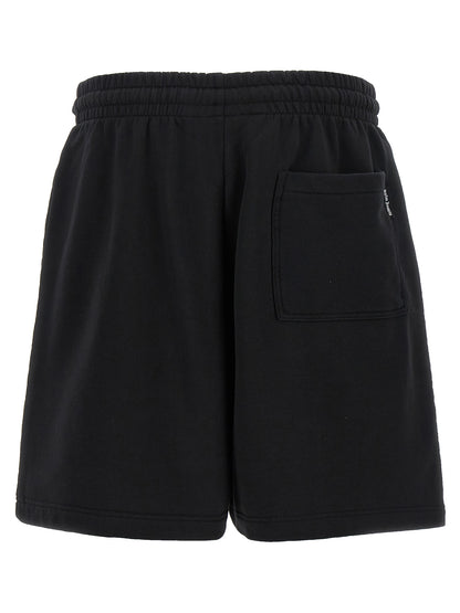 Palm Angels Black Cotton Bermuda Shorts