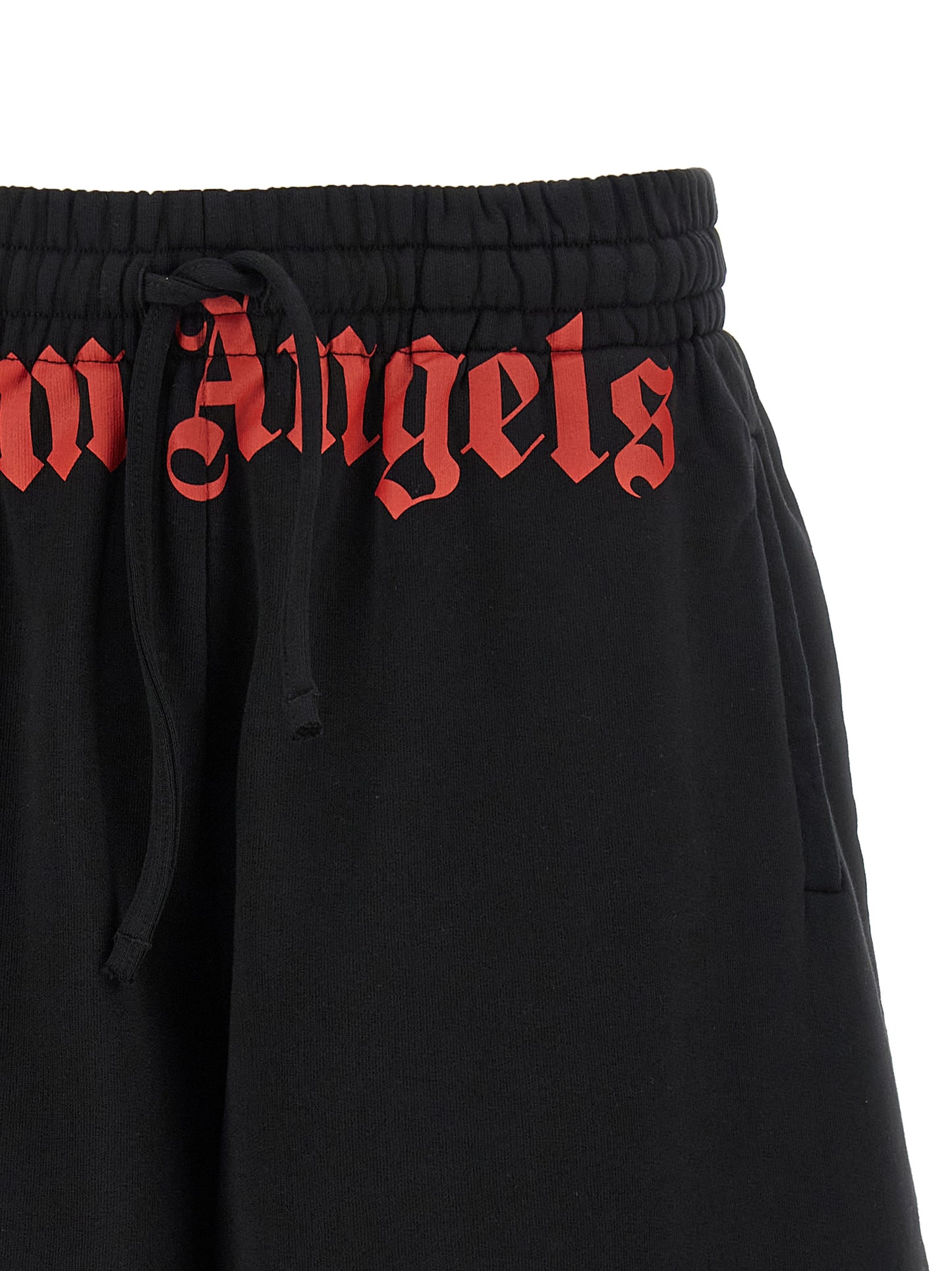 Palm Angels Black Cotton Bermuda Shorts