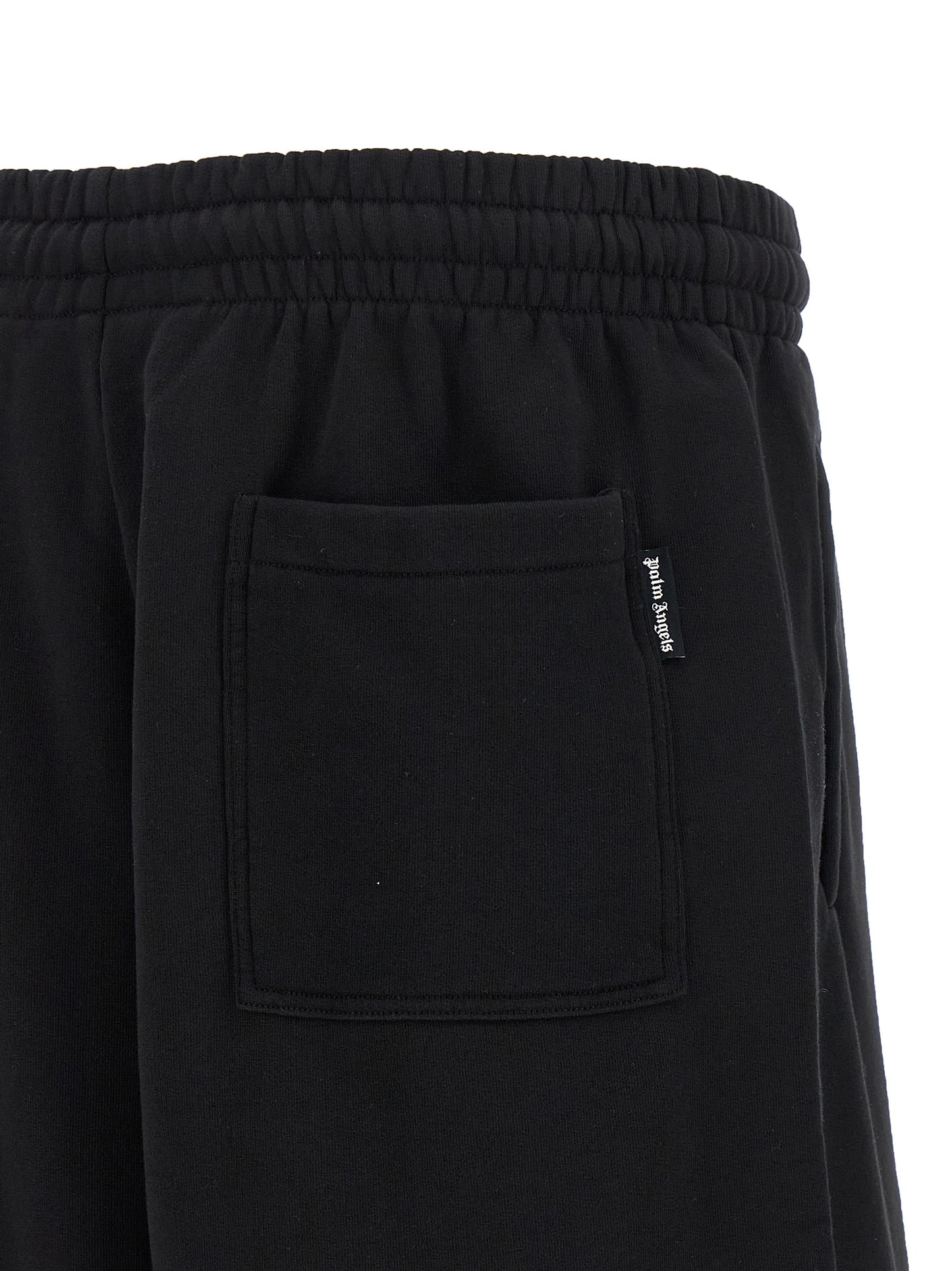 Palm Angels Black Cotton Bermuda Shorts