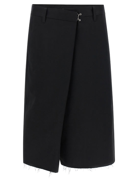 Short bermuda noir en coton Maison Margiela