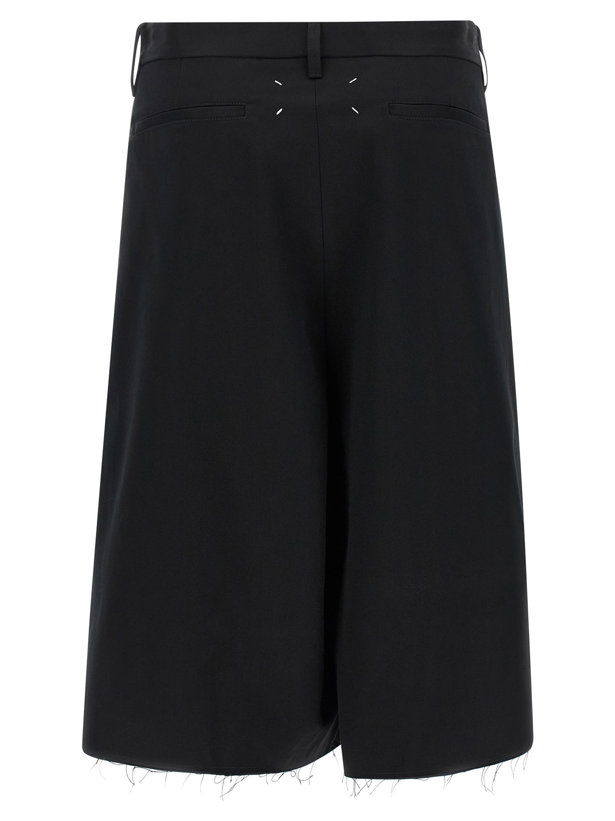 Short bermuda noir en coton Maison Margiela