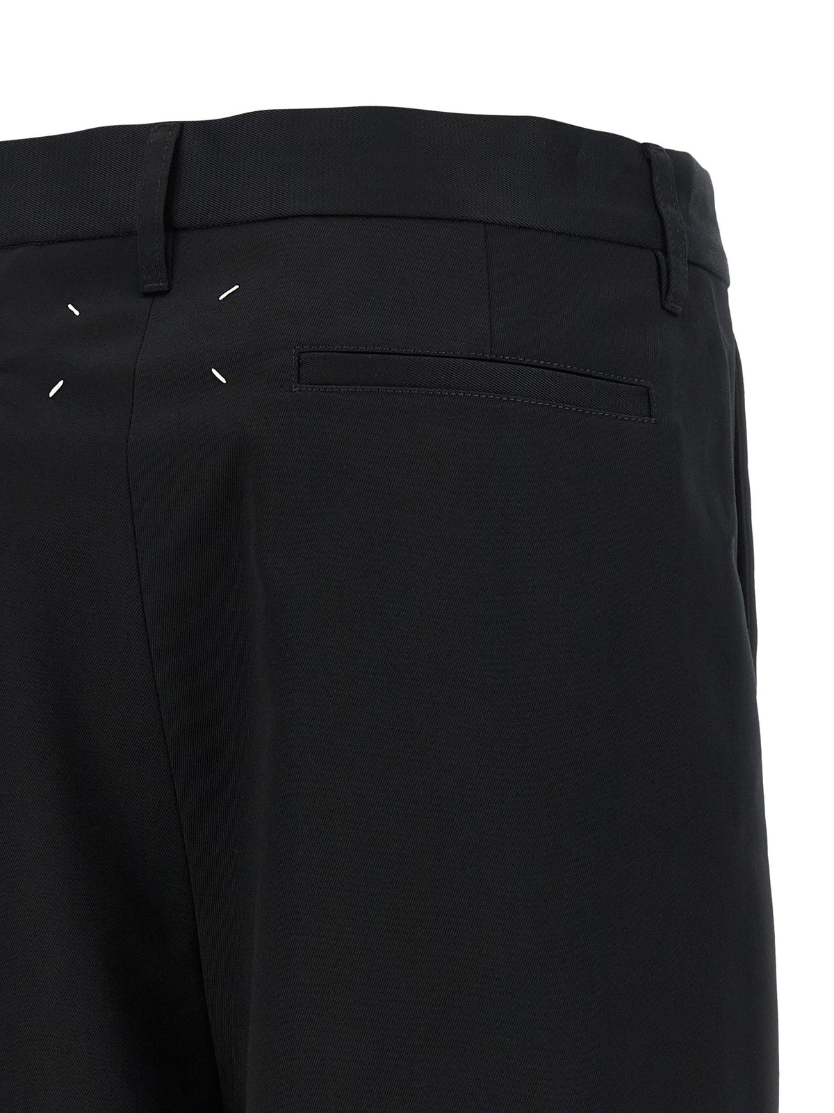 Short bermuda noir en coton Maison Margiela