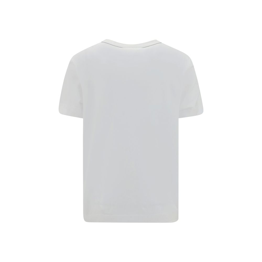 T-shirt en coton blanc Brunello Cucinelli