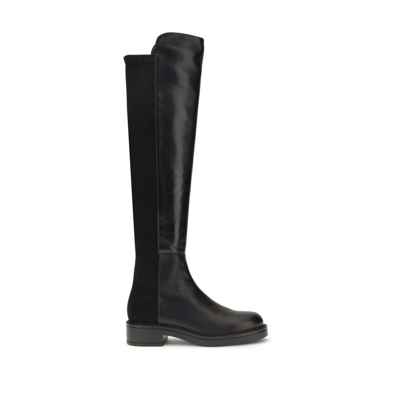 Stuart Weitzman Black Leather Celia Over The Knee Boots