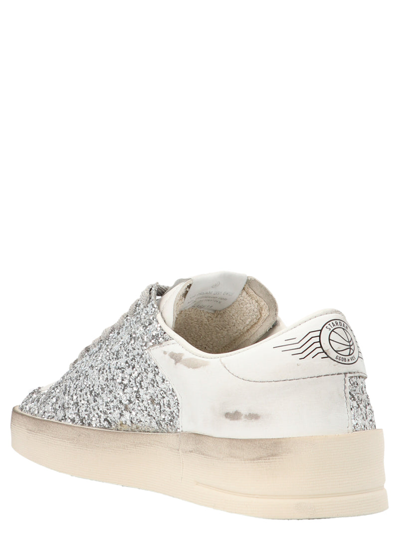 Golden Goose Stardan Silver Sneakers for Women