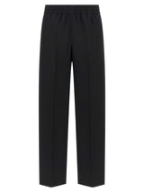 Golden Goose Pantalon décontracté en laine vierge noir