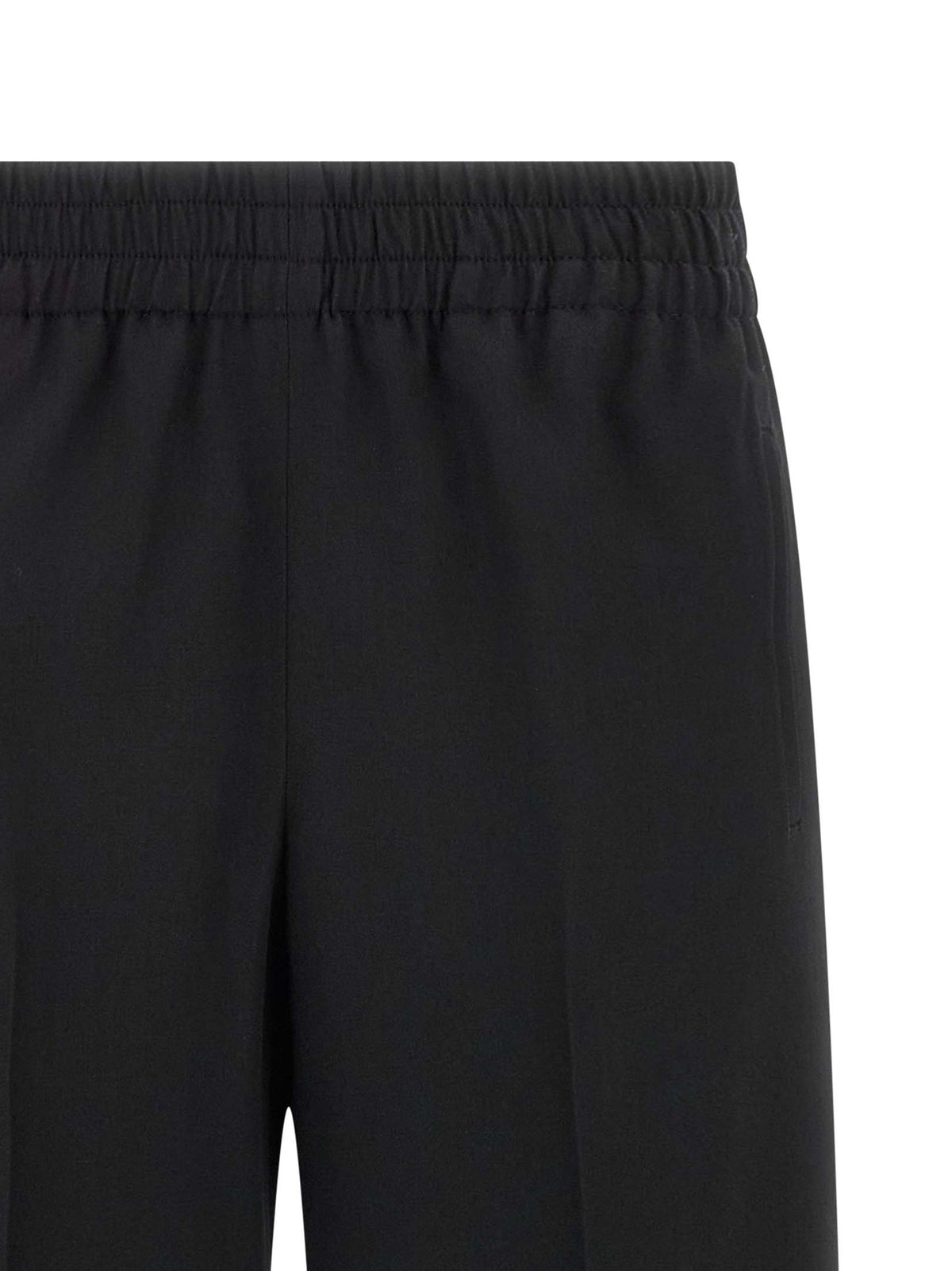 Golden Goose Pantalon décontracté en laine vierge noir