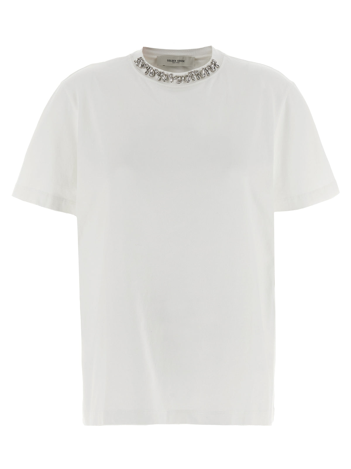 T-shirt en coton blanc Golden Goose
