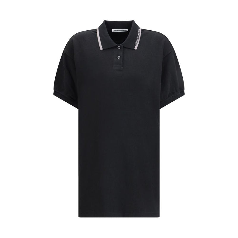 Alexander Wang Black Cotton Polo Dress for Women