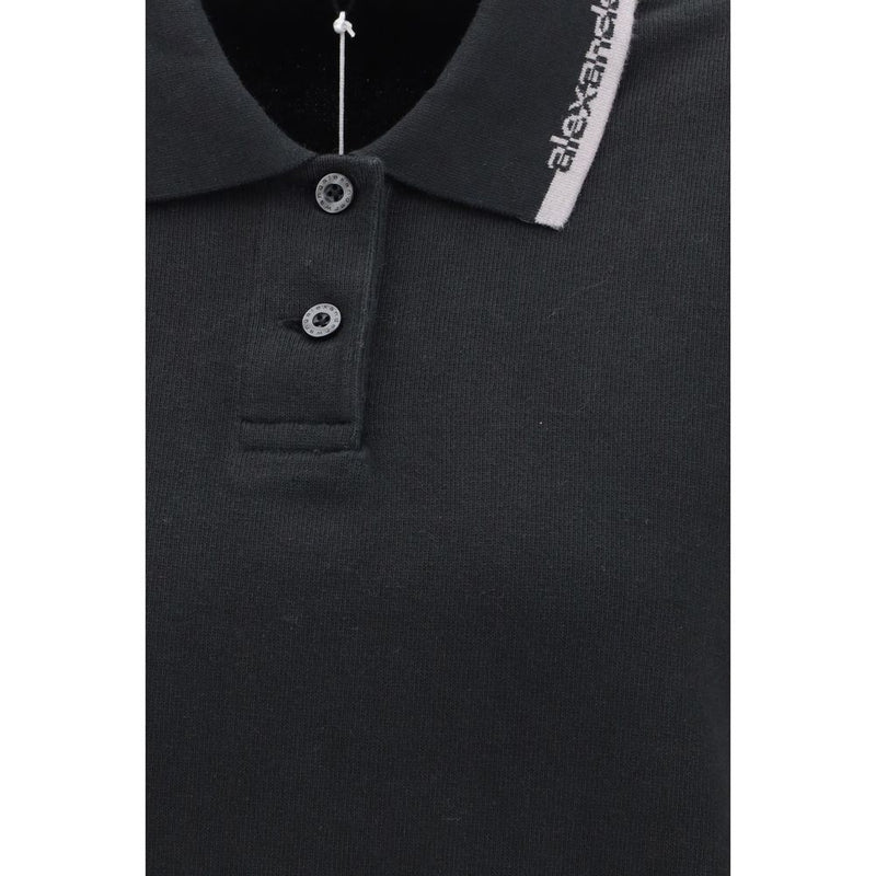 Alexander Wang Black Cotton Polo Dress for Women