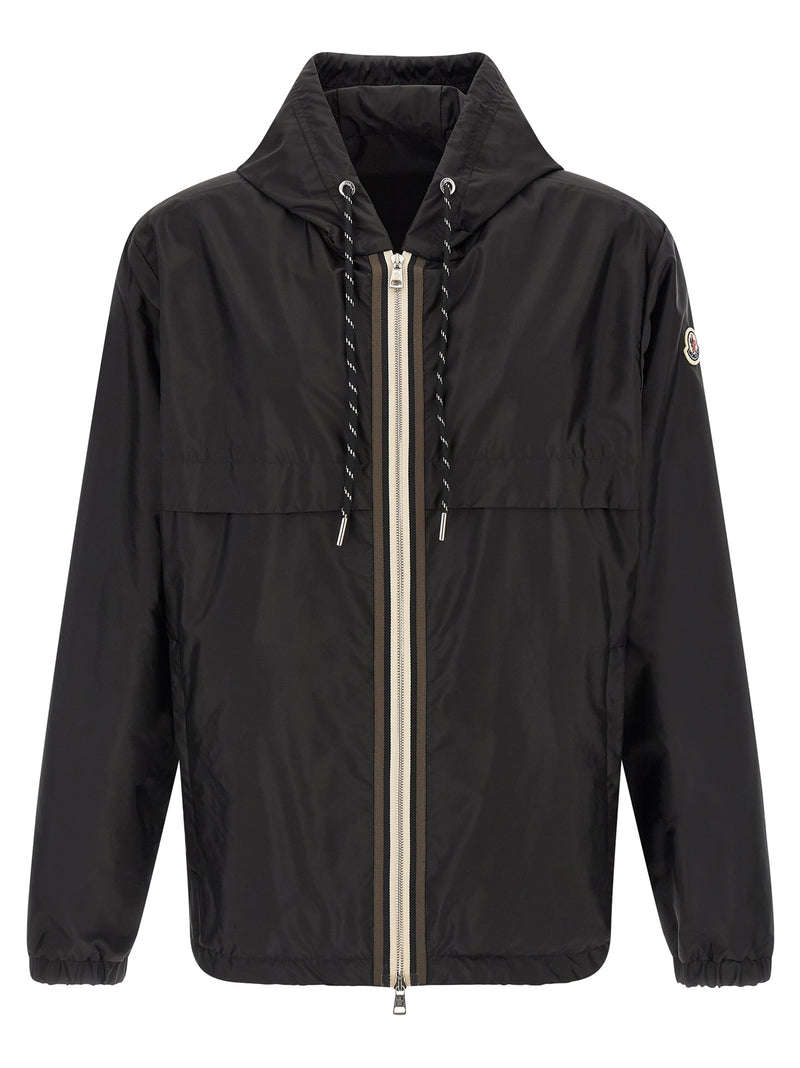 Veste Moncler noire en polyamide