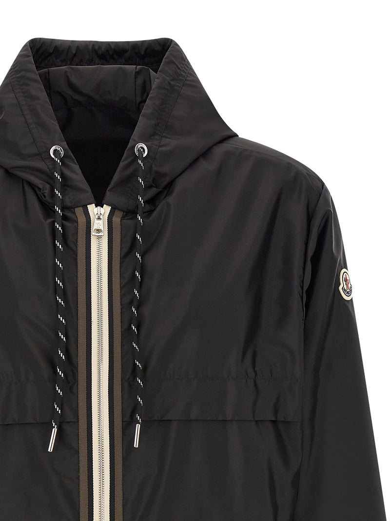 Veste Moncler noire en polyamide