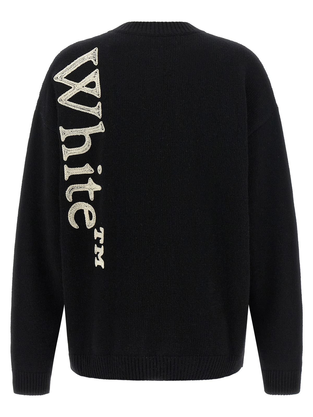 Off-White Bicolor Wool Cardigan