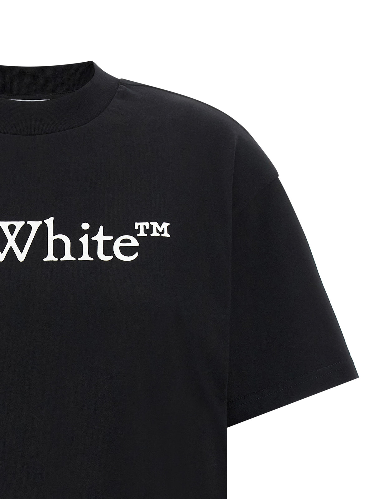 T-shirt Off-White en coton noir