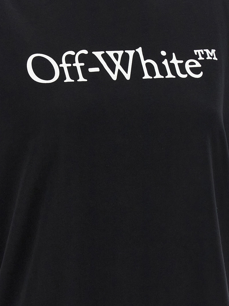 Off-White Black Cotton T-Shirt