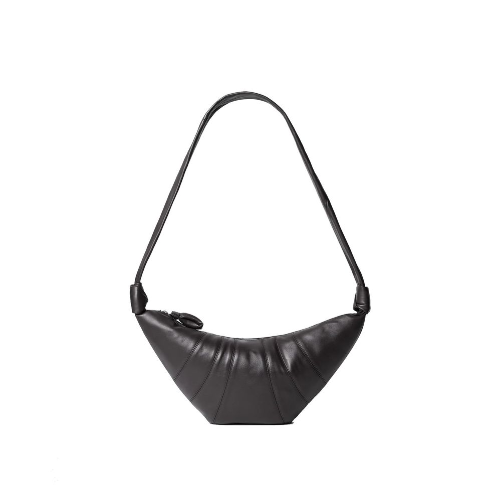 Sac bandoulière Lemaire en cuir d'agneau marron