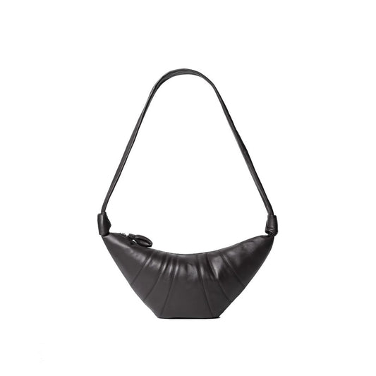 Sac bandoulière Lemaire en cuir d'agneau marron