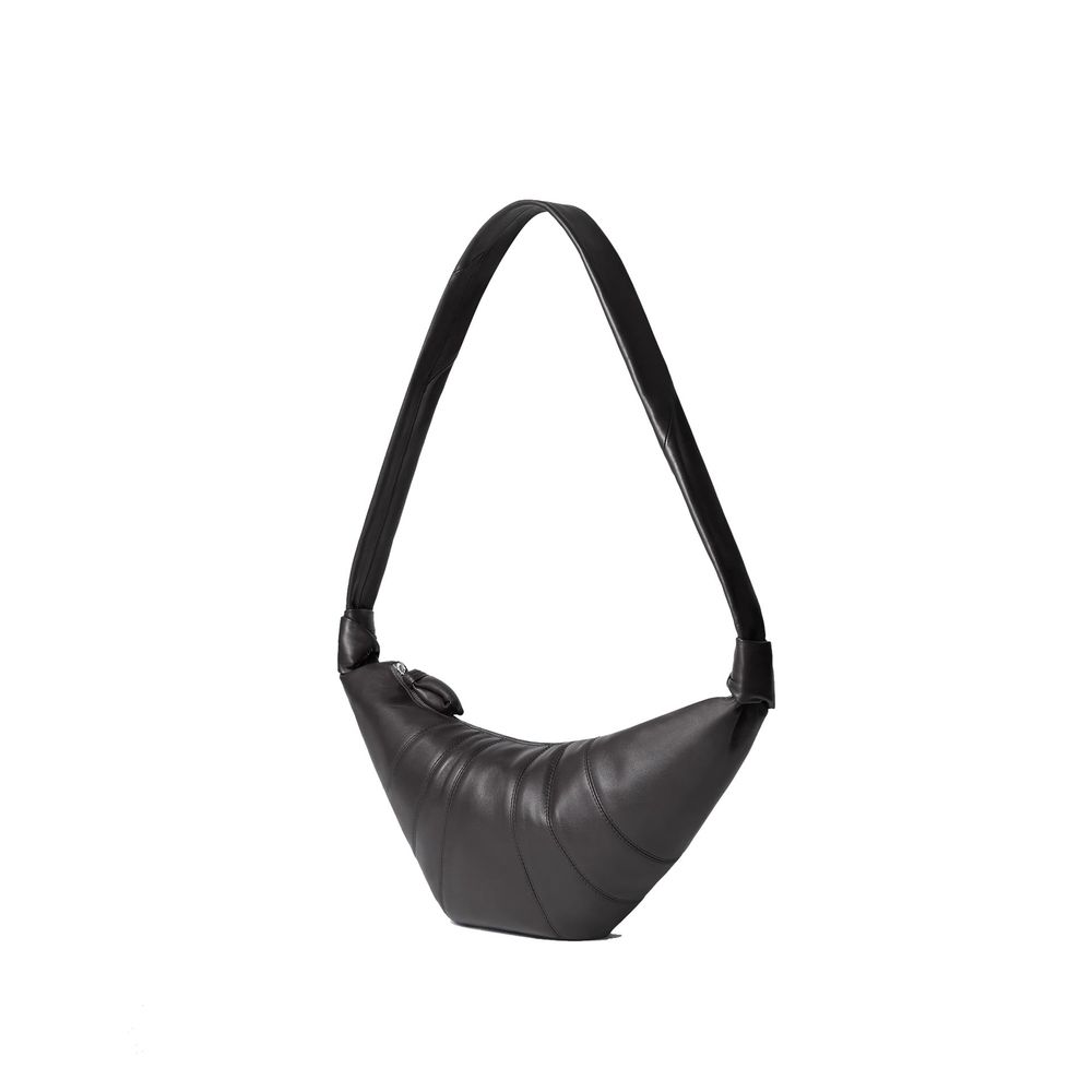 Sac bandoulière Lemaire en cuir d'agneau marron
