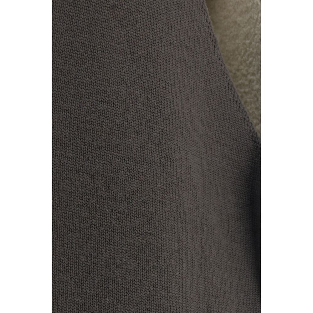 Veste sans manches Rick Owens en laine grise Oves Aries