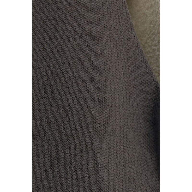 Veste sans manches Rick Owens en laine grise Oves Aries