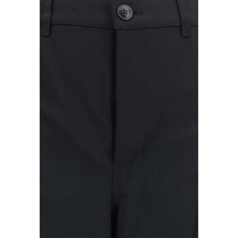 Rick Owens Black Wool Oves Aries Dress Pants