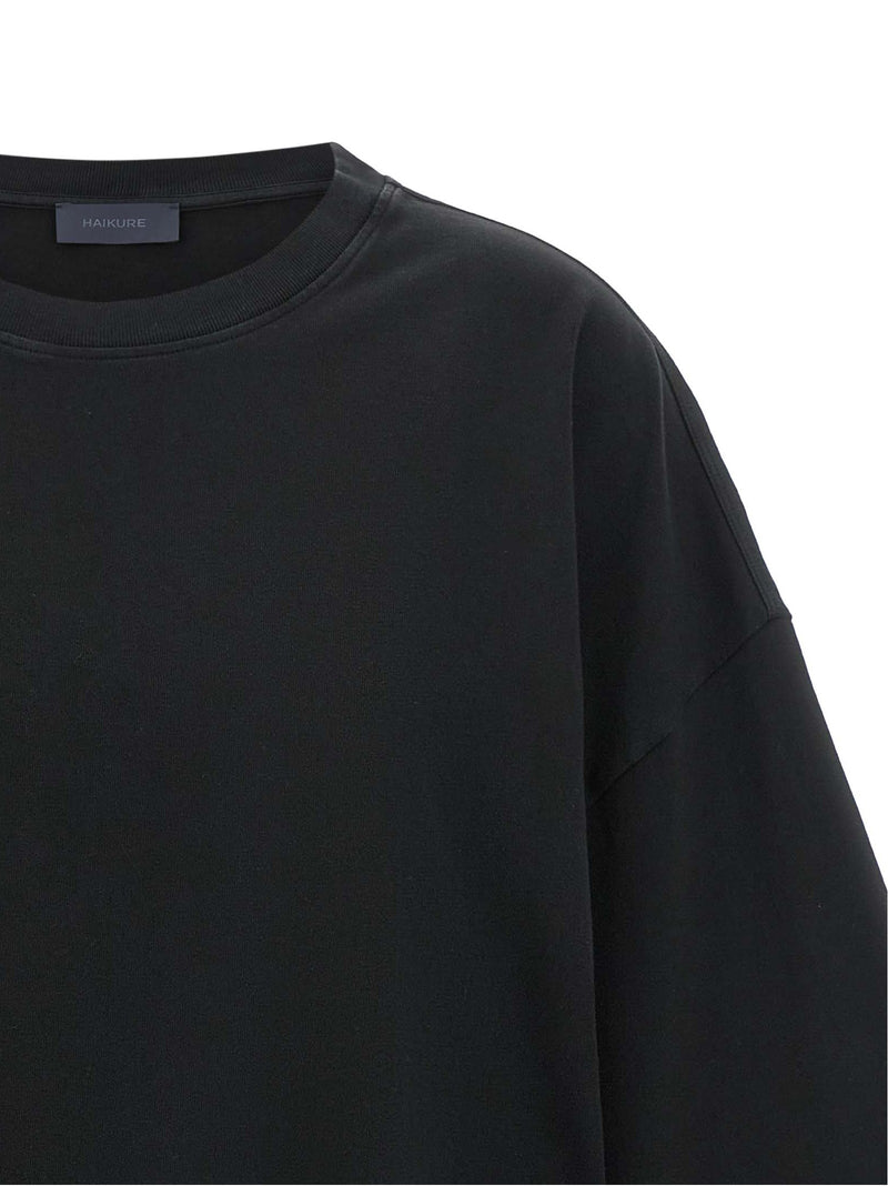 Haikure Gabrielle Black Cotton T-Shirt
