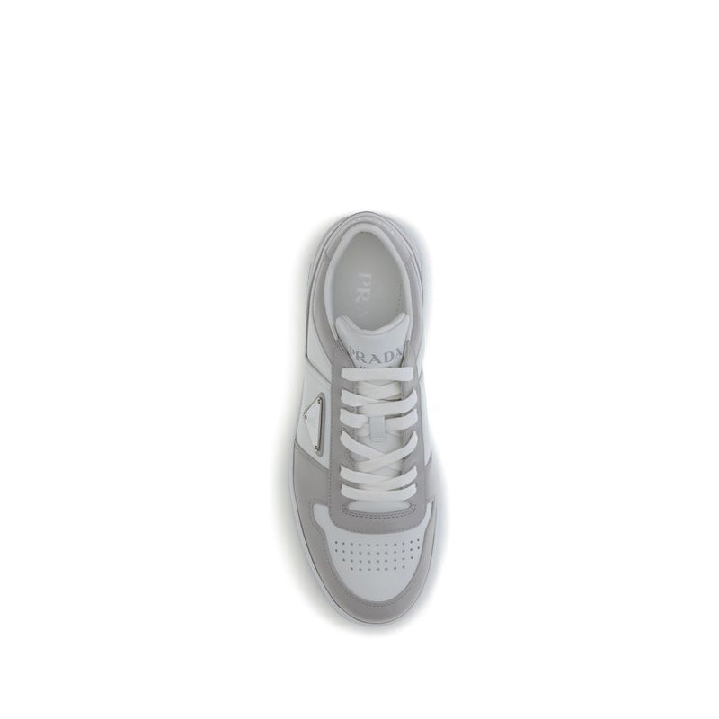 Prada Multicolor Calf Leather Bos Taurus Low Top Sneakers