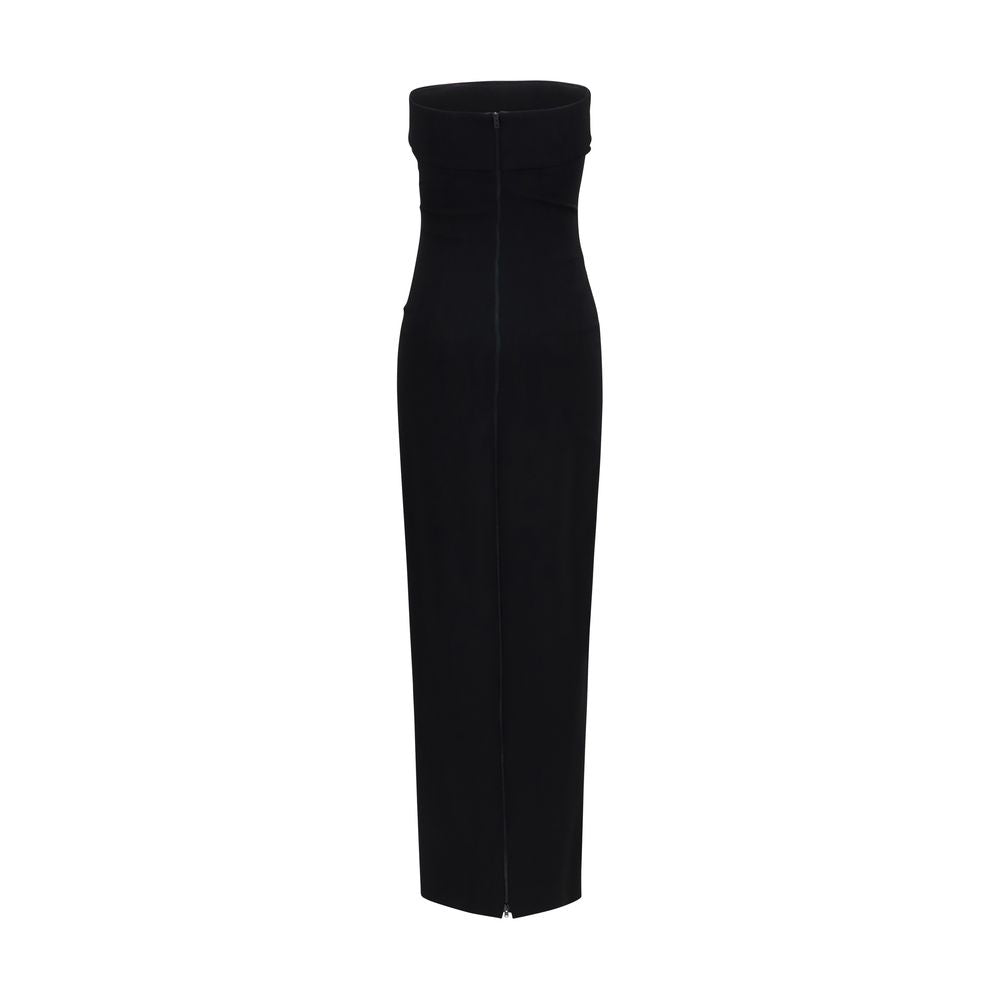Robe Cocktail Noire en Viscose Balmain