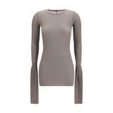 T-shirt à manches longues Rick Owens en viscose gris