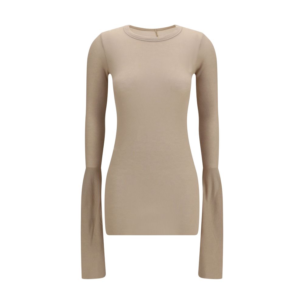Chemise en viscose beige Rick Owens
