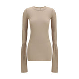 Chemise en viscose beige Rick Owens