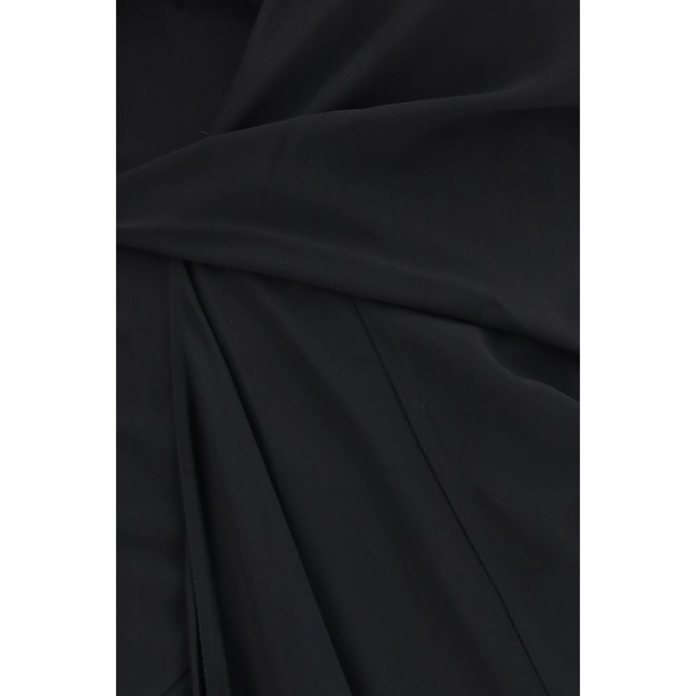 Robe décontractée noire en viscose Rick Owens