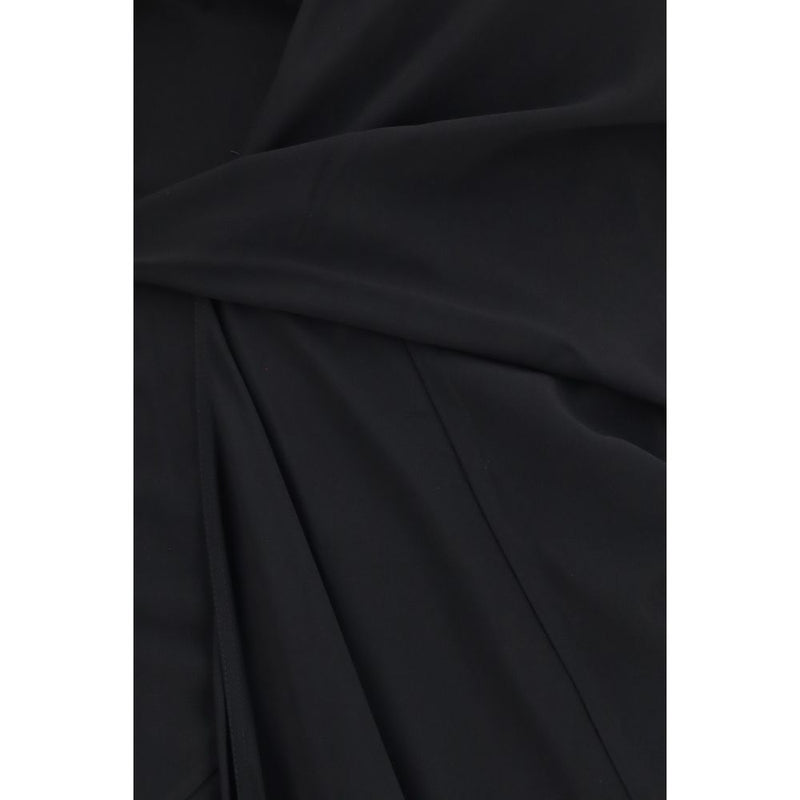 Robe décontractée noire en viscose Rick Owens