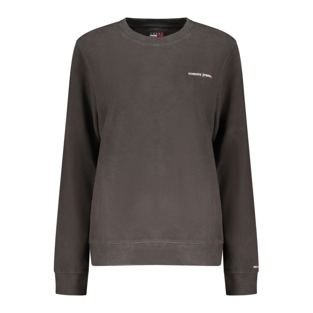 Sweat-shirt Tommy Hilfiger en coton noir pour femme