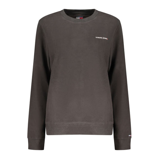 Sweat-shirt Tommy Hilfiger en coton noir pour femme