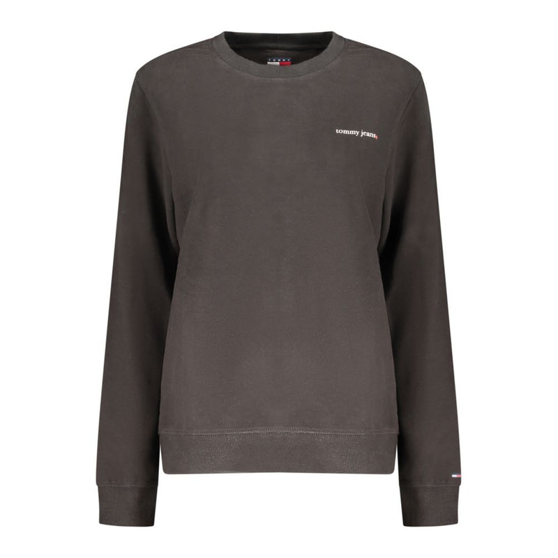Sweat-shirt Tommy Hilfiger en coton noir pour femme