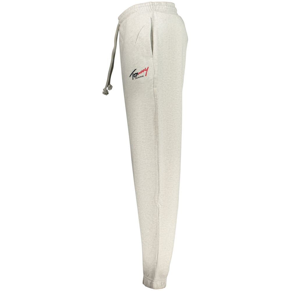 Tommy Hilfiger Gray Cotton Men's Joggers for Ultimate Comfort