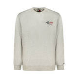 Sweat-shirt Tommy Hilfiger gris en coton pour homme