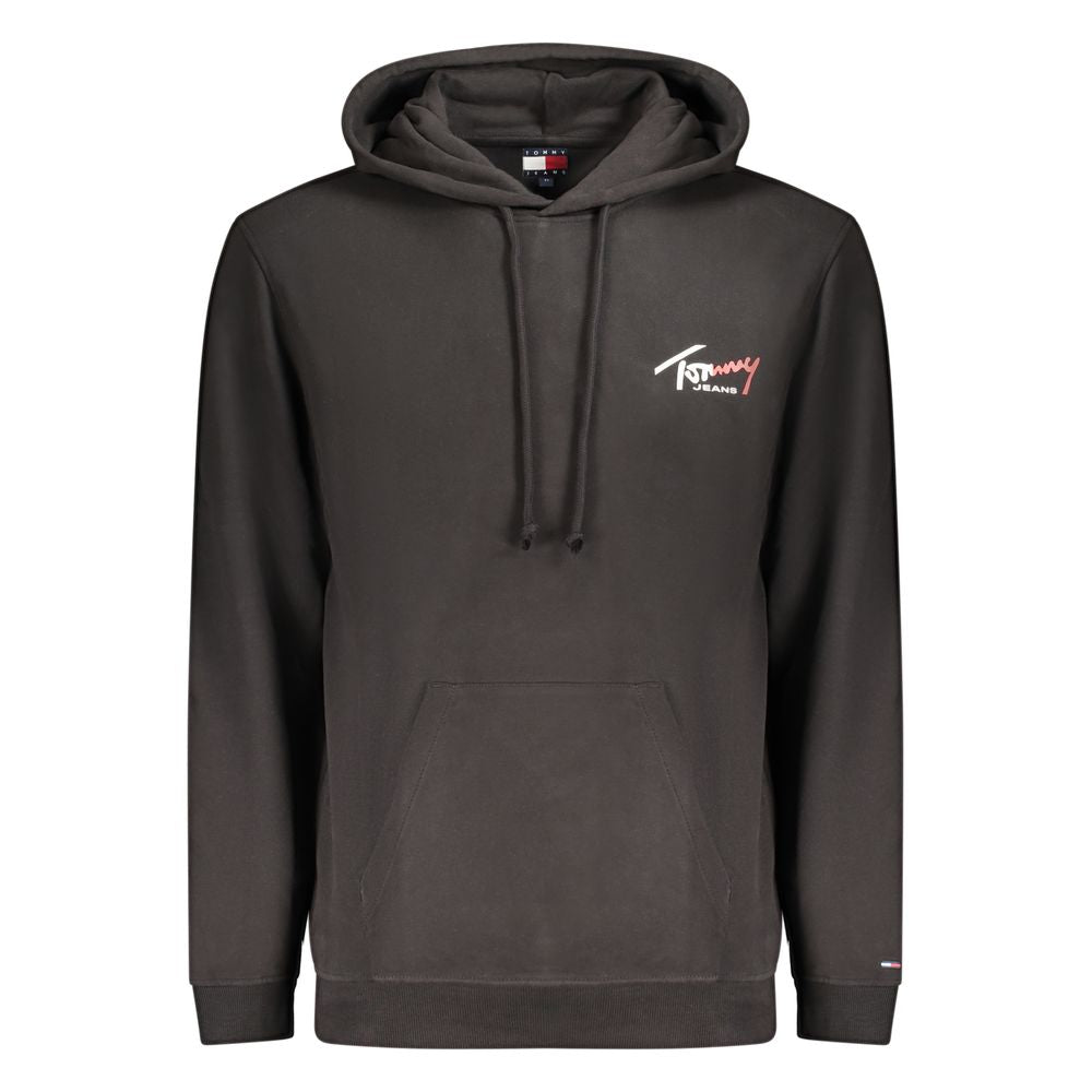 Sweat-shirt Tommy Hilfiger en coton noir pour homme