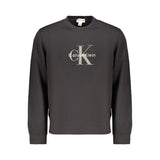 Calvin Klein Black Cotton Mens Sweatshirt - Timeless Comfort