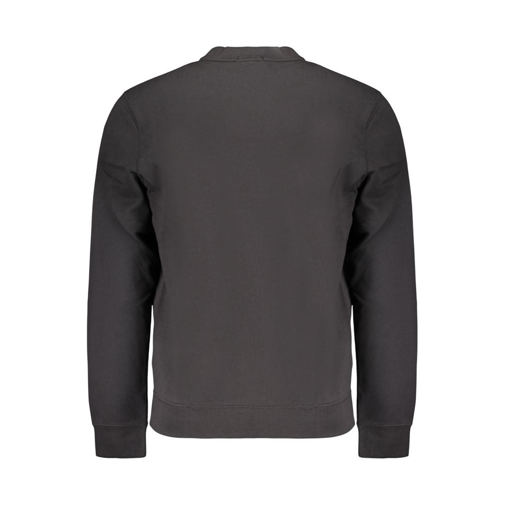 Calvin Klein Black Cotton Mens Sweatshirt - Timeless Comfort
