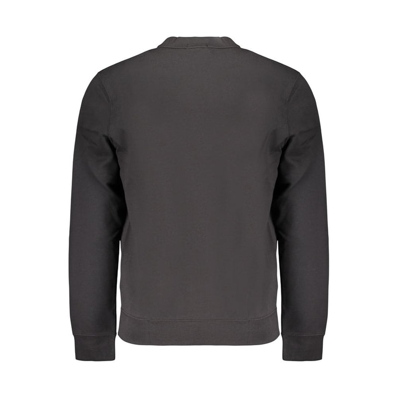 Calvin Klein Black Cotton Mens Sweatshirt - Timeless Comfort