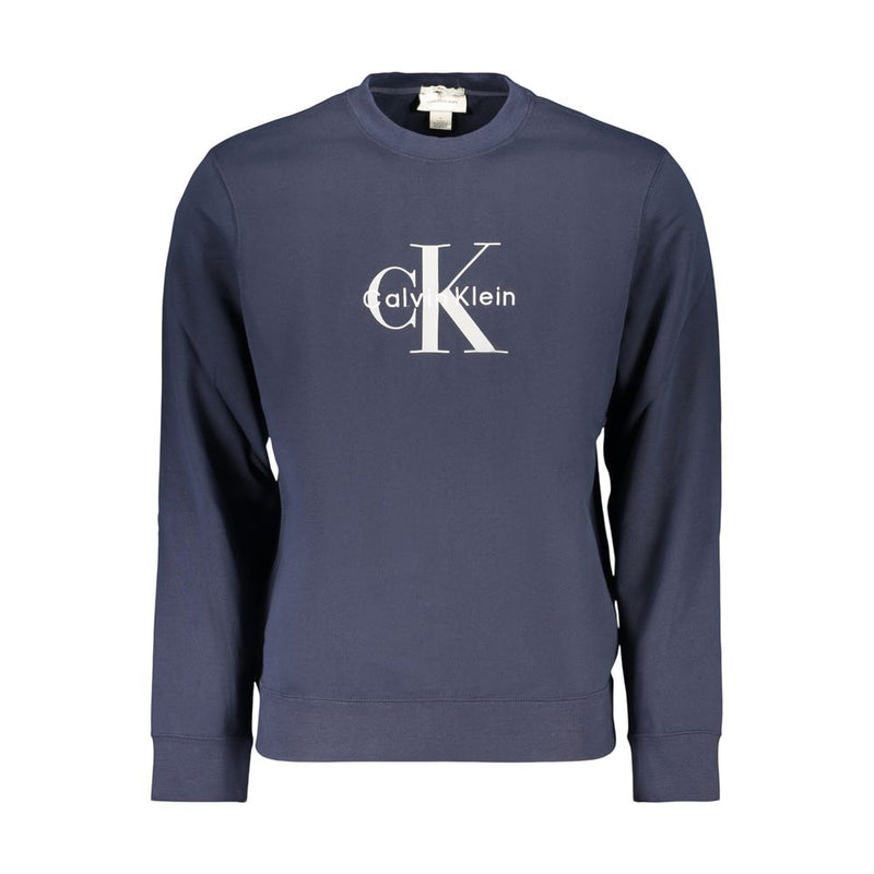 Sweat-shirt Calvin Klein en coton bleu pour homme