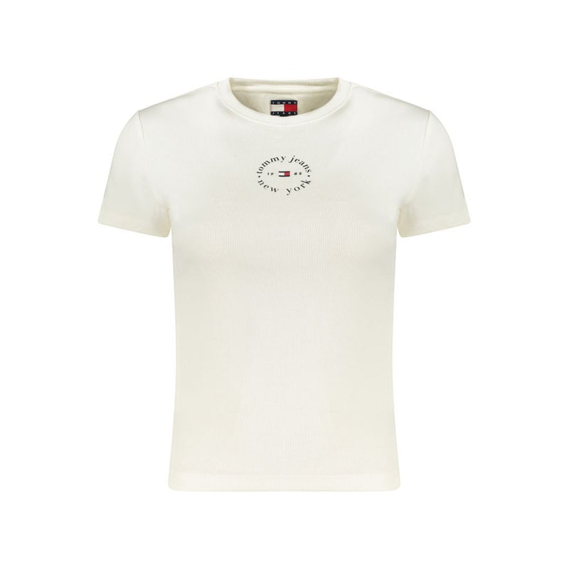 Tommy Hilfiger Bianco Cotton Women T-Shirt - Stylish & Comfortable
