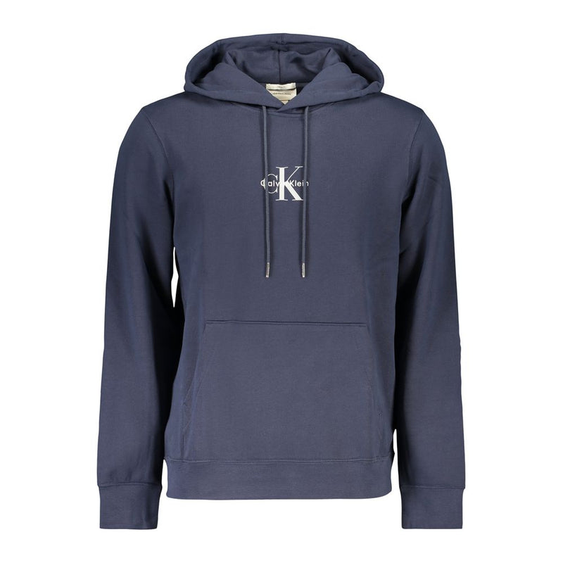 Pull en coton bleu Calvin Klein pour homme