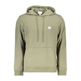 Sweat à capuche Calvin Klein pour homme en coton vert