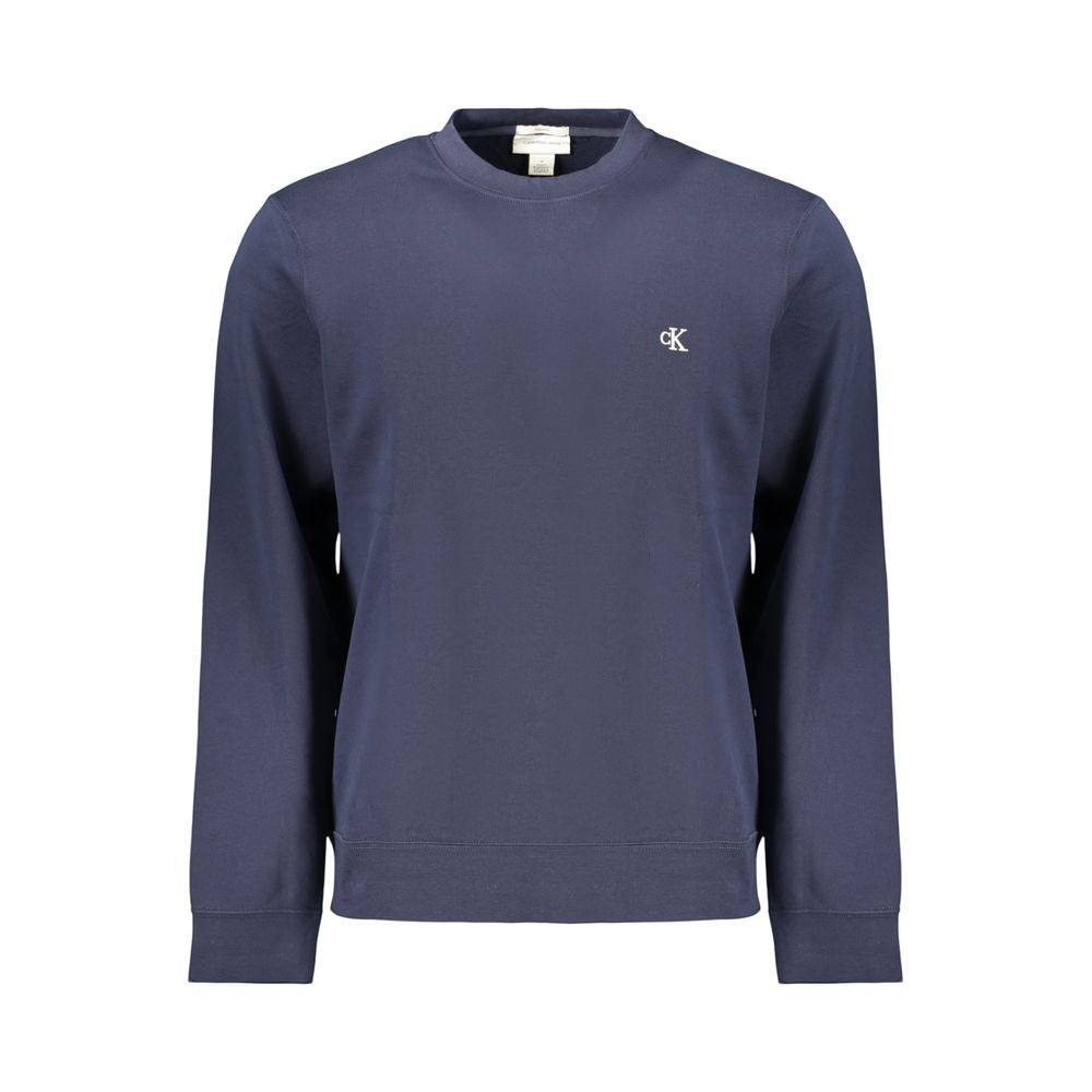 Sweat-shirt Calvin Klein en coton bleu pour homme