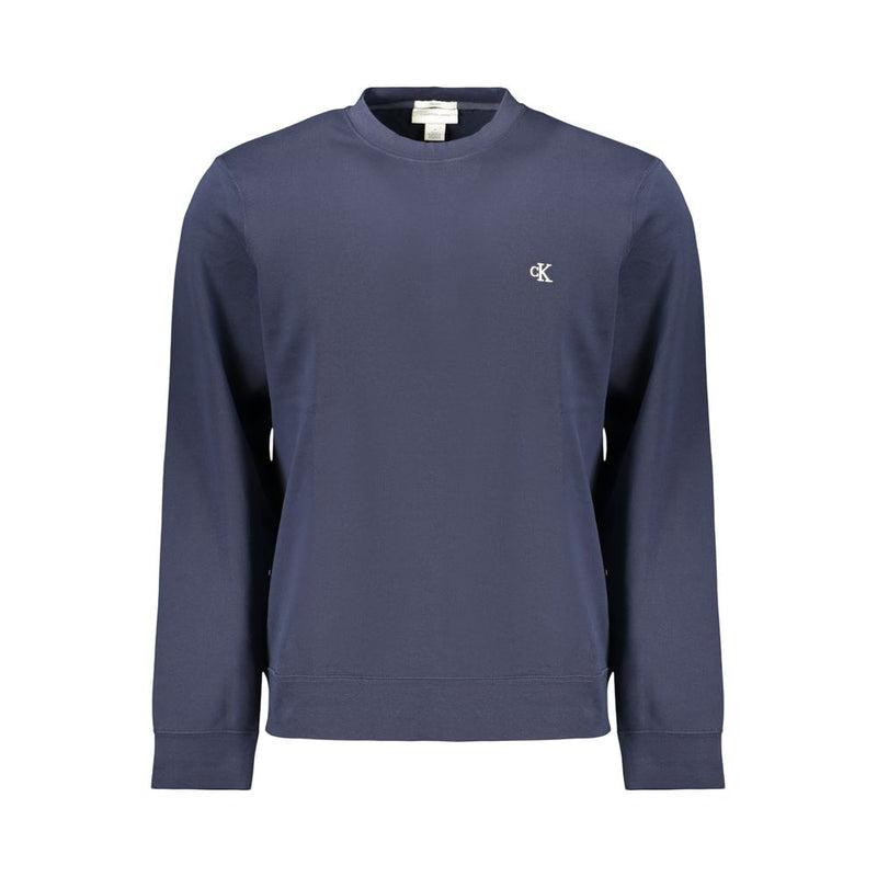 Calvin Klein Blue Cotton Men's Sweatshirt